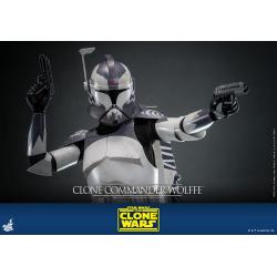 Star Wars: The Clone Wars Figura 1/6 Clone Commander Wolffe 30 cm Hot Toys 