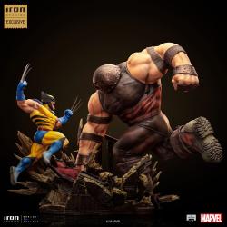 Marvel Estatua 1/10 BDS Art Scale Wolverine vs Juggernaut heo EU Exclusive 30 cm IRON STUDIOS