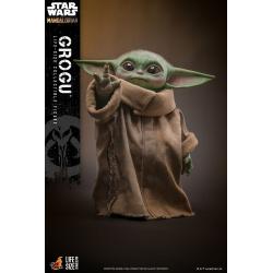 Star Wars: The Mandalorian Figura tamaño real Life-Size Masterpiece Grogu 37 cm HOT TOYS