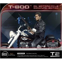 EXCLUSIVE T-800 ON MOTORCYCLE LIMITED SIGNATURE EDITION STATUE BY DARKSIDE COLLECTIBLES STUDIO