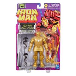 Iron Man Marvel Legends Figura Iron Man (Model 01-Gold) 15 cm HASBRO