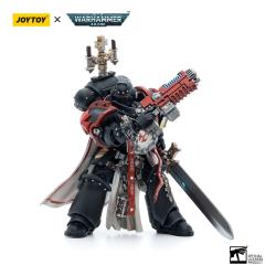 Warhammer 40k Figura 1/18 Black Templars Sword Brethren Brother Lombast 12 cm  Joy Toy 