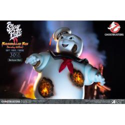 Marshmallow CAZAFANTASMAS Estatua Soft Vinyl Stay Puft  Man Burnign Edition Deluxe Version 30 cm STAR ACE TOYS