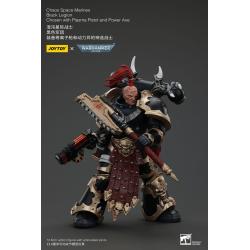 Warhammer 40k Figura Chaos Space Marines Black Legion Chosen with Plasma Pistol and Power Axe 20 cm  Joy Toy (CN)