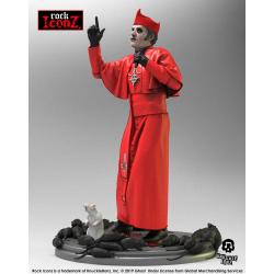 Ghost Estatua Rock Iconz Cardinal Copia (Red Cassock) 22 cm