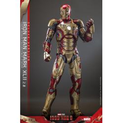 Iron Man 3 Figura Movie Masterpiece Diecast 1/6 Iron Man Mark XLII (2.0) Deluxe 32 cm HOT TOYS