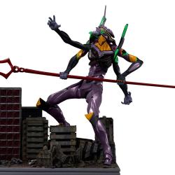 Evangelion: 3.0+1.0 Thrice Upon a Time Estatua PVC Scene Scape Diorama Eva Unit 07 vs. Eva Unit 13 Limited Edition Color Ver. 65 cm Sentinel 