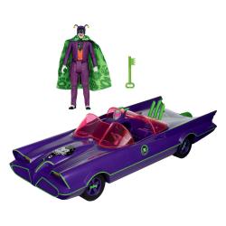 DC Retro Figura Batman 66 Batmobil with Joker (Gold Label) 15 cm McFarlane Toys