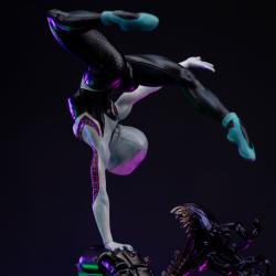 SpiderMan vs Villains Estatua 1/10 Art Scale Ghost Spider Diorama 34 cm Iron Studios 