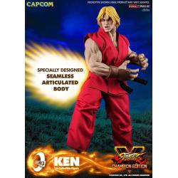 Street Fighter Figura 1/6 Ken Masters 30 cm  Iconiq Studios 