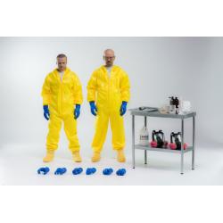 Breaking Bad Figuras 1/6 Heisenberg & Jesse Pinkman Hazmat Suit 30 cm