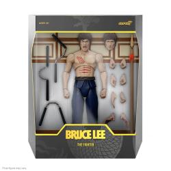 Bruce Lee Figura Ultimates Bruce The Fighter 18 cm super7