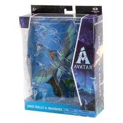 Avatar W.O.P Deluxe Large Action Figures Jake Sully & Banshee