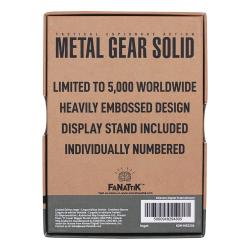 Metal Gear Solid 2 Lingote Snake Limited Edition FaNaTtik