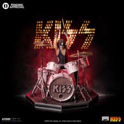 Kiss Estatua Art Scale 1/10 Peter Criss Limited Edtition 22 cm Iron Studios