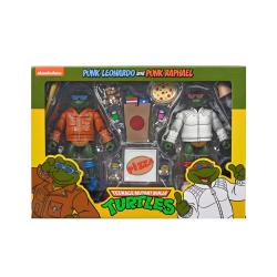 Tortugas Ninja (Cartoon) Figura Punk Leo and Punk Raph 2 Pack 18 cm NECA