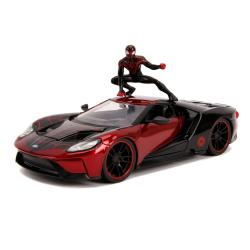 SpiderMan Vehículo 1/24 2017 Ford GT Miles Morales JADA