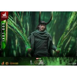 Hot Toys DX41AE Marvel Loki Collectible Action Figurine 1/6 God Loki (Artisan Edition) 31cm