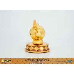 Kirby Estatua DieCast We Love Kirby Gold Edition 10 cm  First 4 Figures 