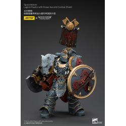 Warhammer The Horus Heresy Figura 1/18 Space Wolves Legion Praetor with Power Axe and Combat Shield 12 cm  Joy Toy 