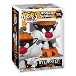 Looney Tunes POP! Television Vinyl Figura Halloween Sylvester w/Pumpkin 9 cm FUNKO