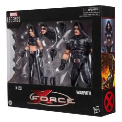 X-Force Marvel Legends Pack de 2 Figuras X-23 & Warpath 15 cm HASBRO