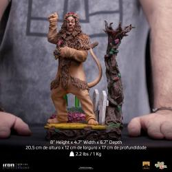 El mago de Oz Estatua 1/10 Deluxe Art Scale Cowardly Lion 20 cm  Iron Studios 