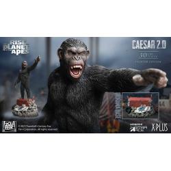 El origen del planeta de los simios Estatua Caesar 2.0 Deluxe Version 30 cm