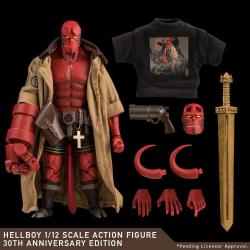 Hellboy Figura 1/12 Hellboy 30th Anniversary Edition 19 cm 1000toys