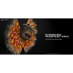 Paleontology World Museum Collection Series Busto Dilophosaurus Yellow Ver. with Neck-Frill 28 cm