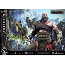 God of War: Ragnarok Estatua Real Elite Masterline Series 1/3 Kratos Ultimate Version 95 cm Prime 1 Studio