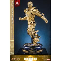 Iron Man Mark III (Gold Color Version) Figura Movie Masterpiece Diecast 1/6 Hot Toys Exclusive 33 cm HOT TOYS