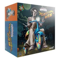 Universal Monsters Figura Super Cycles La novia de Frankenstein (White with Blue Trike) 13 cm Super7