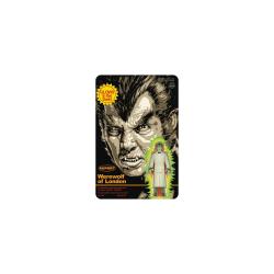 Hombre lobo en Londres Figura ReAction Wave 02 Werewolf of London (Monster Glow) 10 cm SUPER7