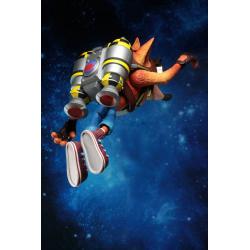 Crash Bandicoot Figura Deluxe Crash with Jetpack 14 cm