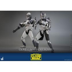 Star Wars: The Clone Wars Figura 1/6 Clone Commander Wolffe 30 cm Hot Toys 