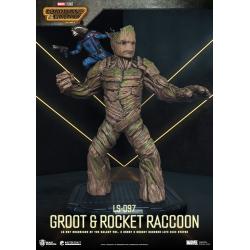 Guardians of the Galaxy 3 Life-Size Statue Groot & Rocket Raccoon 220 cm
