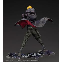 Trigun Stampede Estatua ARTFXJ PVC 1/8 Vash the Stampede The Gunman in Black Ver. 22 cm Kotobukiya