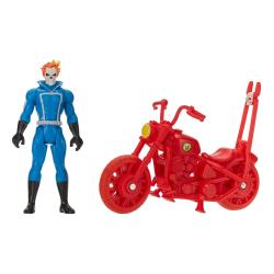 Marvel Legends Retro Collection Action Figure with Vehicle Ghost Rider 10 cm