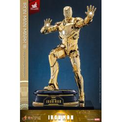 Iron Man Mark III (Gold Color Version) Figura Movie Masterpiece Diecast 1/6 Hot Toys Exclusive 33 cm HOT TOYS