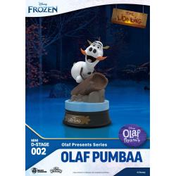 Frozen: El reino del hielo Estatua PVC Mini Diorama Stage Olaf Presents Olaf Pumba 12 cm Beast Kingdom Toys 