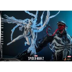 SpiderMan 2 Figura Video Game Masterpiece 1/6 Peter Parker (Anti-Venom Suit) 30 cm HOT TOYS