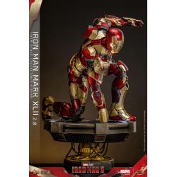 Iron Man 3 Figura Movie Masterpiece Diecast 1/6 Iron Man Mark XLII (2.0) 32 cm HOT TOYS