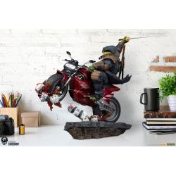 Tortugas Ninja Estatua 1/4 The Last Ronin On Bike 53 cm POP CULTURE SHOCK