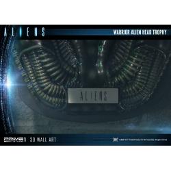 Aliens Decoración de pared 3D Warrior Alien Head Trophy 58 cm