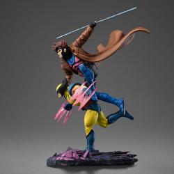 Marvel Estatua 1/10 Deluxe Art Scale X-Men 97 GAMBITO Y LOBEZNO 29 cm IRON STUDIOS