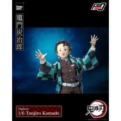 Demon Slayer: Kimetsu no Yaiba Figura FigZero 1/6 Tanjiro Kamado 27 cm ThreeZero 