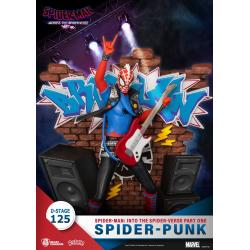 Marvel Diorama PVC D-Stage SpiderMan: Across the Spider-Verse Part One-Spider-Punk 15 cm Beast Kingdom Toys 