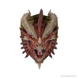 D&D Replicas of the Realms Estatua tamaño real Ancient Red Dragon Trophy Plaque - Limited Edition 50th Anniversary 56 cm