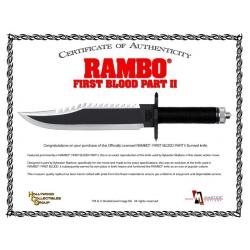 Rambo II First Blood Part II John Rambo Knife Standard Edition 40 cm